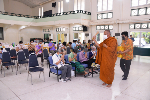 คณะวิทยาศาสตร์ฯ จัดพิธีทำบุญประจำปี สืบสานวัฒนธรรมไทยประเพณีวันสงกรานต์