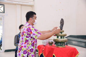 คณะวิทยาศาสตร์ฯ จัดพิธีทำบุญประจำปี สืบสานวัฒนธรรมไทยประเพณีวันสงกรานต์