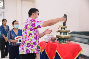 คณะวิทยาศาสตร์ฯ จัดพิธีทำบุญประจำปี สืบสานวัฒนธรรมไทยประเพณีวันสงกรานต์