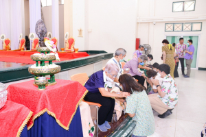 คณะวิทยาศาสตร์ฯ จัดพิธีทำบุญประจำปี สืบสานวัฒนธรรมไทยประเพณีวันสงกรานต์