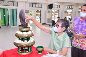 คณะวิทยาศาสตร์ฯ จัดพิธีทำบุญประจำปี สืบสานวัฒนธรรมไทยประเพณีวันสงกรานต์