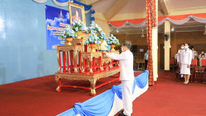 มรท. ร่วมพิธีเฉลิมฉลองวาระครบรอบ 100 ปี วันประสูติ สมเด็จพระเจ้าพี่นางเธอ เจ้าฟ้ากัลยาณิวัฒนา กรมหลวงนราธิวาสราชนครินทร์