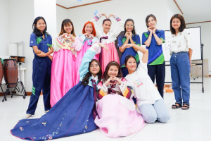 ศูนย์ภาษาจัดอบรมภาษาเกาหลีหลักสูตรระยะสั้น สำหรับนักเรียนนักศึกษา มรท.