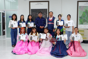 ศูนย์ภาษาจัดอบรมภาษาเกาหลีหลักสูตรระยะสั้น สำหรับนักเรียนนักศึกษา มรท.