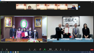 พิธีลงนาม MOU ระหว่าง มรท. กับ National Pingtung University ประเทศไต้หวัน