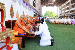 อธิการบดี และคณะผู้บริหาร ร่วมพิธีวันเฉลิมพระชนมพรรษาสมเด็จพระนางเจ้าฯ พระบรมราชินี