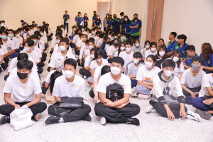 กองพัฒนานักศึกษาจัดโครงการพัฒนาคุณธรรม จริยธรรม นักศึกษาใหม่ We are TRU