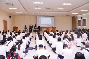 กองพัฒนานักศึกษาจัดโครงการพัฒนาคุณธรรม จริยธรรม นักศึกษาใหม่ We are TRU