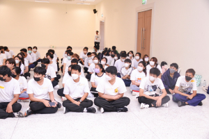 กองพัฒนานักศึกษาจัดโครงการพัฒนาคุณธรรม จริยธรรม นักศึกษาใหม่ We are TRU