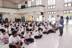 กองพัฒนานักศึกษาจัดโครงการพัฒนาคุณธรรม จริยธรรม นักศึกษาใหม่ We are TRU