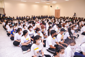 กองพัฒนานักศึกษาจัดโครงการพัฒนาคุณธรรม จริยธรรม นักศึกษาใหม่ We are TRU