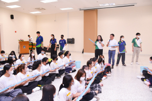 กองพัฒนานักศึกษาจัดโครงการพัฒนาคุณธรรม จริยธรรม นักศึกษาใหม่ We are TRU