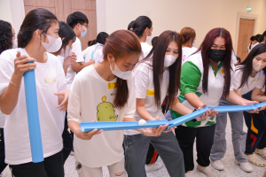 กองพัฒนานักศึกษาจัดโครงการพัฒนาคุณธรรม จริยธรรม นักศึกษาใหม่ We are TRU