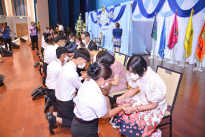 คณะครุศาสตร์ จัดพิธีฝากตัวเป็นศิษย์ รับขวัญนักศึกษาสายครู มรท.