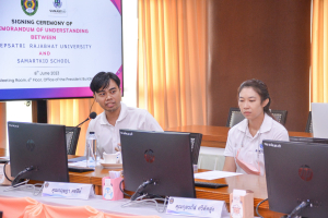 พิธีลงนาม MOU ระหว่าง มหาวิทยาลัยราชภัฏเทพสตรี กับ โรงเรียนสามารถคิด