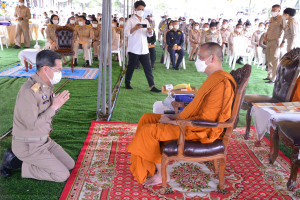 มรท. ร่วมพิธีเจริญพระพุทธมนต์และปลูกต้นไม้ ถวายเป็นพระกุศล ในโอกาสฉลองพระชนมายุ 8 รอบ สมเด็จพระสังฆราช