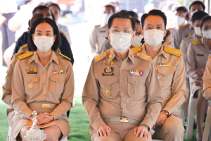 มรท. ร่วมพิธีเจริญพระพุทธมนต์และปลูกต้นไม้ ถวายเป็นพระกุศล ในโอกาสฉลองพระชนมายุ 8 รอบ สมเด็จพระสังฆราช
