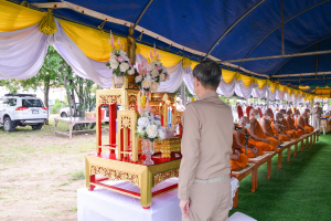 มรท. ร่วมพิธีเจริญพระพุทธมนต์และปลูกต้นไม้ ถวายเป็นพระกุศล ในโอกาสฉลองพระชนมายุ 8 รอบ สมเด็จพระสังฆราช