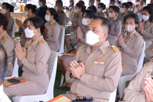 มรท. ร่วมพิธีเจริญพระพุทธมนต์และปลูกต้นไม้ ถวายเป็นพระกุศล ในโอกาสฉลองพระชนมายุ 8 รอบ สมเด็จพระสังฆราช