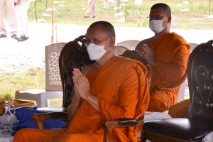 มรท. ร่วมพิธีเจริญพระพุทธมนต์และปลูกต้นไม้ ถวายเป็นพระกุศล ในโอกาสฉลองพระชนมายุ 8 รอบ สมเด็จพระสังฆราช