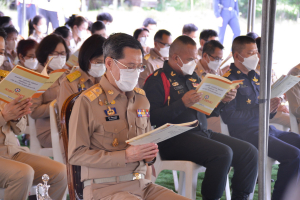 มรท. ร่วมพิธีเจริญพระพุทธมนต์และปลูกต้นไม้ ถวายเป็นพระกุศล ในโอกาสฉลองพระชนมายุ 8 รอบ สมเด็จพระสังฆราช