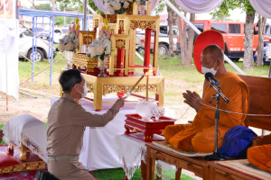 มรท. ร่วมพิธีเจริญพระพุทธมนต์และปลูกต้นไม้ ถวายเป็นพระกุศล ในโอกาสฉลองพระชนมายุ 8 รอบ สมเด็จพระสังฆราช