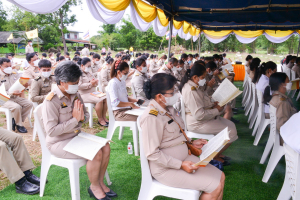 มรท. ร่วมพิธีเจริญพระพุทธมนต์และปลูกต้นไม้ ถวายเป็นพระกุศล ในโอกาสฉลองพระชนมายุ 8 รอบ สมเด็จพระสังฆราช