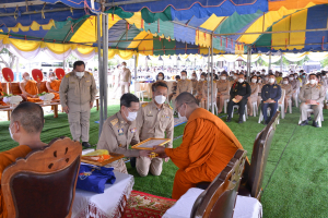 มรท. ร่วมพิธีเจริญพระพุทธมนต์และปลูกต้นไม้ ถวายเป็นพระกุศล ในโอกาสฉลองพระชนมายุ 8 รอบ สมเด็จพระสังฆราช