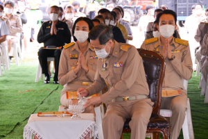 มรท. ร่วมพิธีเจริญพระพุทธมนต์และปลูกต้นไม้ ถวายเป็นพระกุศล ในโอกาสฉลองพระชนมายุ 8 รอบ สมเด็จพระสังฆราช