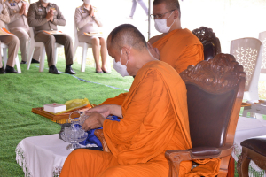 มรท. ร่วมพิธีเจริญพระพุทธมนต์และปลูกต้นไม้ ถวายเป็นพระกุศล ในโอกาสฉลองพระชนมายุ 8 รอบ สมเด็จพระสังฆราช