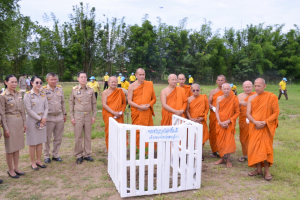 มรท. ร่วมพิธีเจริญพระพุทธมนต์และปลูกต้นไม้ ถวายเป็นพระกุศล ในโอกาสฉลองพระชนมายุ 8 รอบ สมเด็จพระสังฆราช