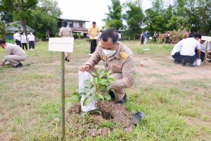 มรท. ร่วมพิธีเจริญพระพุทธมนต์และปลูกต้นไม้ ถวายเป็นพระกุศล ในโอกาสฉลองพระชนมายุ 8 รอบ สมเด็จพระสังฆราช
