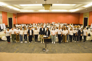 มรท. จัดอบรมหนึ่งวิสัยทัศน์ หนึ่งดวงใจ สานสัมพันธ์น้องพี่เทพสตรี สู่การพัฒนามหาวิทยาลัยที่ยั่งยืน
