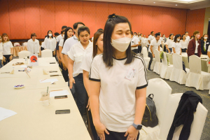 มรท. จัดอบรมหนึ่งวิสัยทัศน์ หนึ่งดวงใจ สานสัมพันธ์น้องพี่เทพสตรี สู่การพัฒนามหาวิทยาลัยที่ยั่งยืน