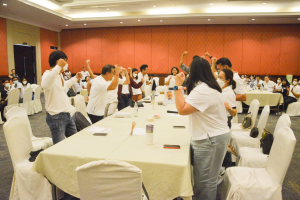 มรท. จัดอบรมหนึ่งวิสัยทัศน์ หนึ่งดวงใจ สานสัมพันธ์น้องพี่เทพสตรี สู่การพัฒนามหาวิทยาลัยที่ยั่งยืน