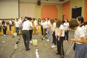 มรท. จัดอบรมหนึ่งวิสัยทัศน์ หนึ่งดวงใจ สานสัมพันธ์น้องพี่เทพสตรี สู่การพัฒนามหาวิทยาลัยที่ยั่งยืน