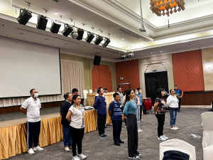 มรท. จัดอบรมหนึ่งวิสัยทัศน์ หนึ่งดวงใจ สานสัมพันธ์น้องพี่เทพสตรี สู่การพัฒนามหาวิทยาลัยที่ยั่งยืน