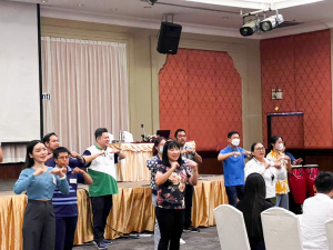 มรท. จัดอบรมหนึ่งวิสัยทัศน์ หนึ่งดวงใจ สานสัมพันธ์น้องพี่เทพสตรี สู่การพัฒนามหาวิทยาลัยที่ยั่งยืน