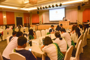 มรท. จัดอบรมหนึ่งวิสัยทัศน์ หนึ่งดวงใจ สานสัมพันธ์น้องพี่เทพสตรี สู่การพัฒนามหาวิทยาลัยที่ยั่งยืน