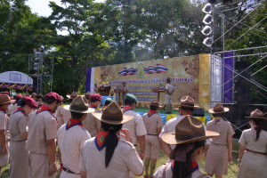 มรท. ร่วมพิธีเปิดงานชุมนุมลูกเสือจิตอาสาพระราชทาน ครั้งที่ 2 จ.ลพบุรี