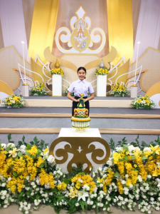 ผู้แทนผู้บริหาร คณาจารย์ บุคลากร และนักศึกษา มรท. บันทึกเทปโทรทัศน์ถวายพระพรชัยมงคล พระบาทสมเด็จพระเจ้าอยู่หัว