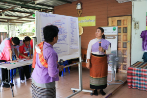 สำนักศิลปะและวัฒนธรรม จัดอบรมการสืบค้นประวัติศาสตร์ชุมชนและเครือญาติชุมชนลาวเวียงตำบลบ้านป่าตาล