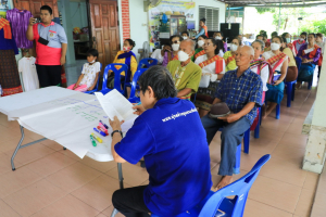 สำนักศิลปะและวัฒนธรรม จัดอบรมการสืบค้นประวัติศาสตร์ชุมชนและเครือญาติชุมชนลาวเวียงตำบลบ้านป่าตาล