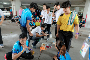 คณะครุศาสตร์จัดการแข่งขันกีฬาพื้นบ้าน สานสัมพันธ์น้องพี่ฯ