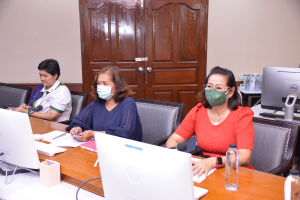 การประชุมจัดสรรงบประมาณสำหรับหน่วยงานสนับสนุนการผลิตบัณฑิตฯ
