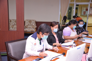การประชุมจัดสรรงบประมาณสำหรับหน่วยงานสนับสนุนการผลิตบัณฑิตฯ