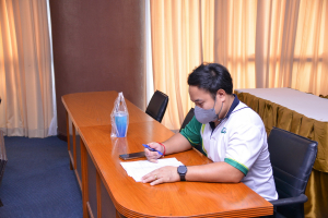 การประชุมจัดสรรงบประมาณสำหรับหน่วยงานสนับสนุนการผลิตบัณฑิตฯ