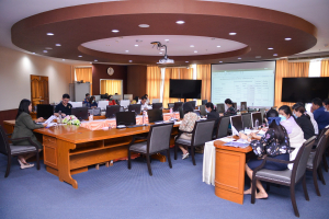 การประชุมจัดสรรงบประมาณสำหรับหน่วยงานสนับสนุนการผลิตบัณฑิตฯ
