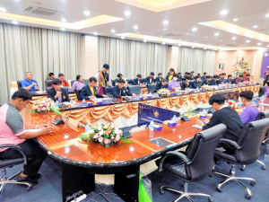 อธิการบดี มรท. นำผู้บริหาร บุคลากร และนักศึกษา ร่วมการประชุมสัมมนาสมาพันธ์นักศึกษา มหาวิทยาลัยราชภัฏทั่วประเทศ ครั้งที่ 16