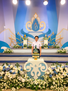 ผู้แทนผู้บริหาร คณาจารย์ บุคลากร และนักศึกษา บันทึกเทปโทรทัศน์ถวายพระพรชัยมงคล สมเด็จพระบรมราชชนนีพันปีหลวง